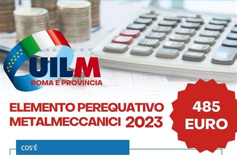 elemento perequativo metalmeccanico 2023.